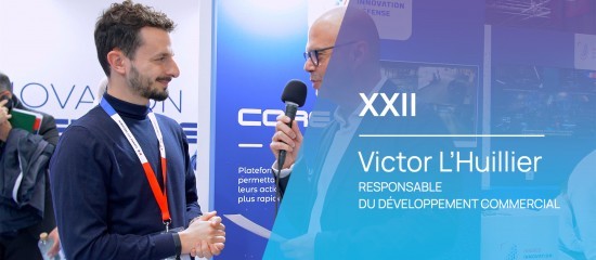 Victor L’Huillier, Responsable du développement commercial de XXII